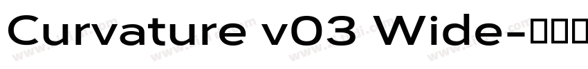 Curvature v03 Wide字体转换